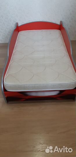 Детская кровать от 3 лет с бортиками