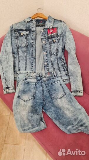 Джинсовый костюм для мальчика