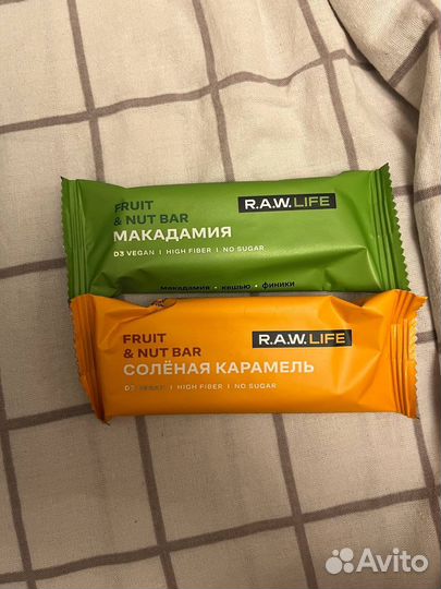 Батончики raw
