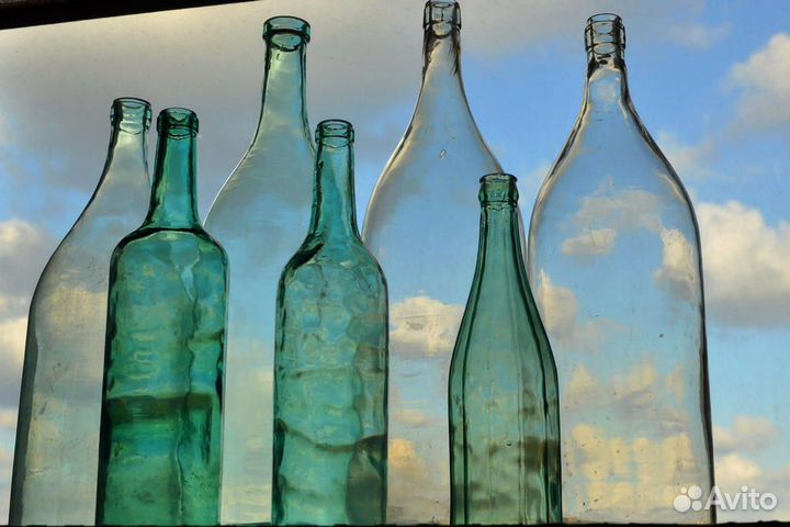 Бутылки для вина, самогона, СССР, бутыль четверть