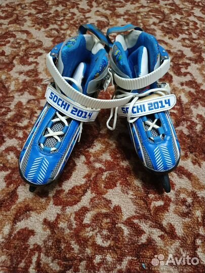 Коньки детские раздвижные 29-33