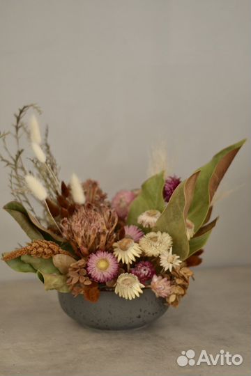 Композиции из сухоцветов