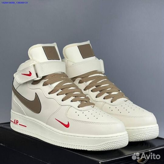 Кроссовки Nike Air Force 1 High (с мехом) (Арт.50696)