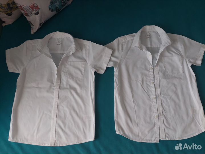 Школьная рубашка цв. белый р.128 next