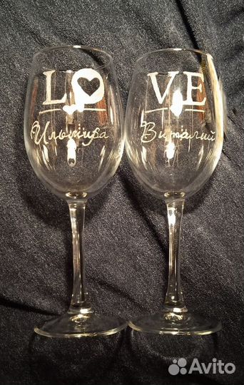 Гравировка на бокалах в Брянске