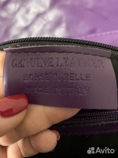 Сумка женская натуральная кожа италия