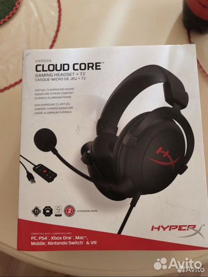 Наушники hyperx cloud core 7.1