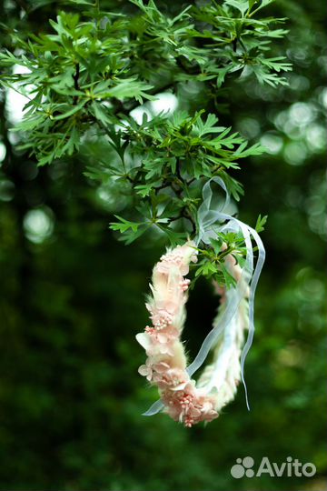 Венок из сухоцветов