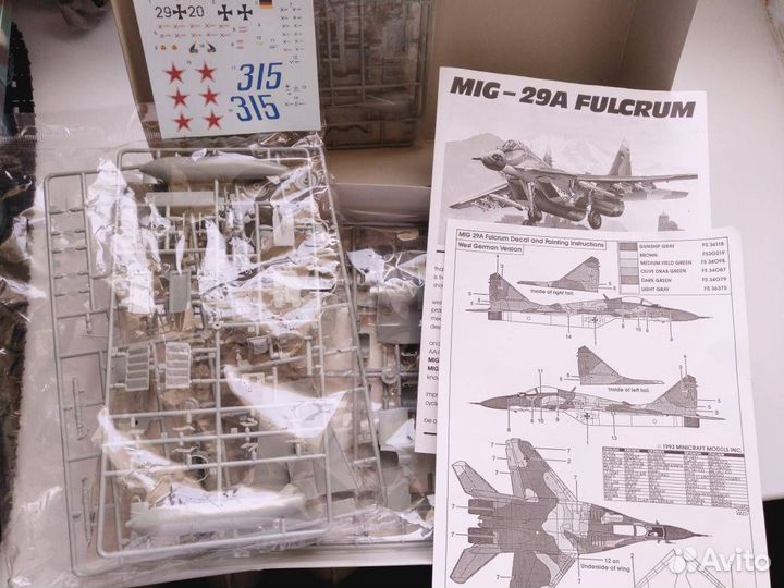 Сборная модель Academy 2116 MIG-29A fulcrum A