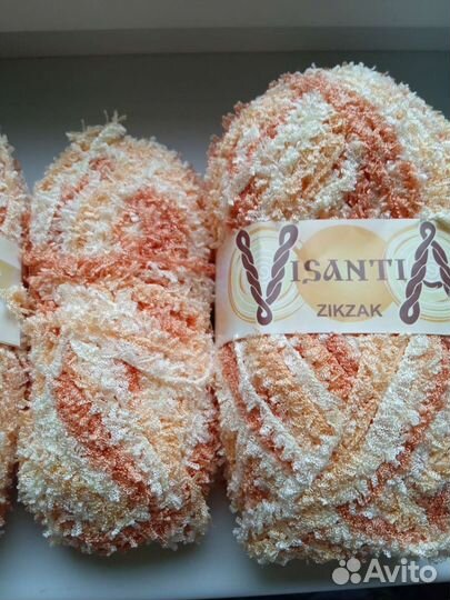 Пряжа Isanti Zik Zak 100полиэстр