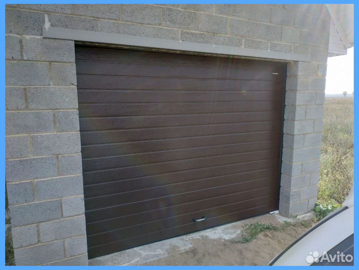 Автоматические секционные гаражные ворота