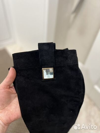 Ботфорты замшевые натуральные 39