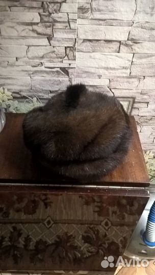 Шапка зимняя норковая