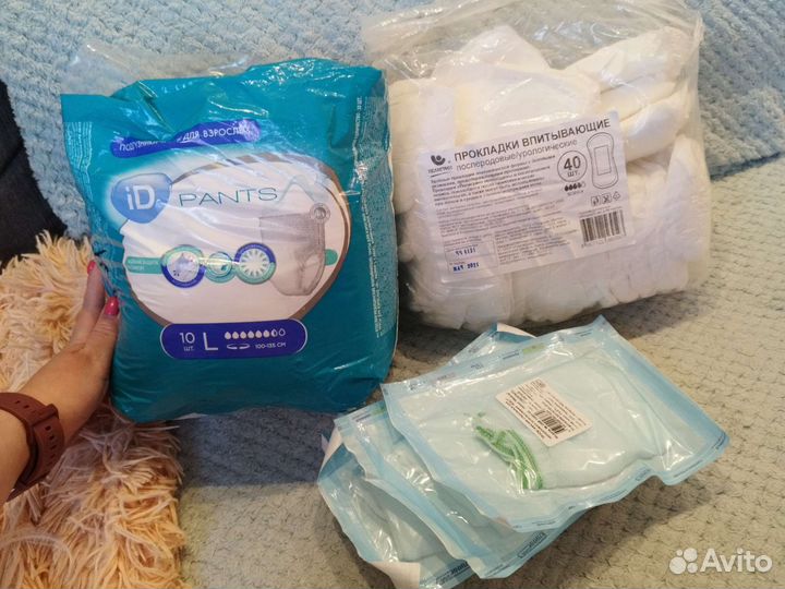 Прокладки и трусы послеродовые