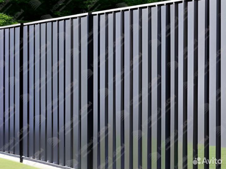 Забор металлический