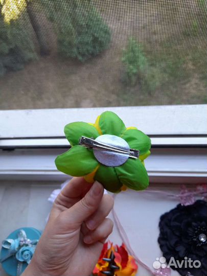 Броши и заколки-цветы y2k новое