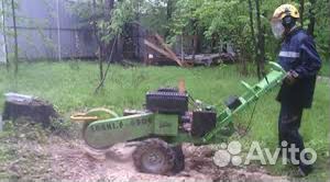 Расчистка территории / Измельчитель дерева