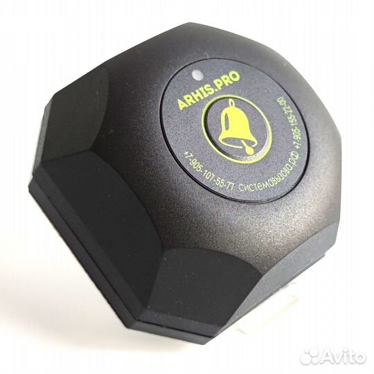 Система вызова: кнопка персонал и часы официанта