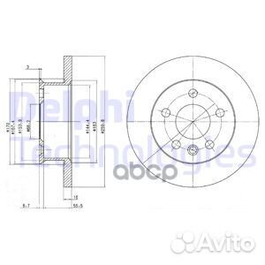 Диск тормозной WV transporter IV R14