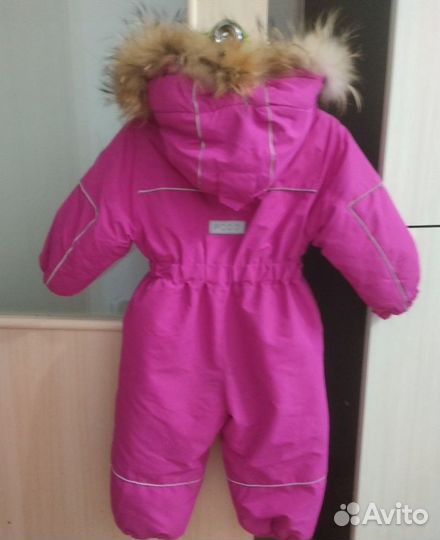 Зимний комбинезон для девочки pogo 80 см