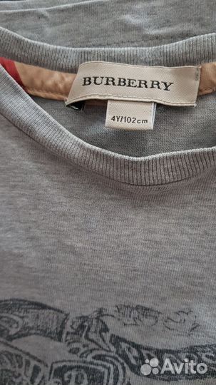 Лонгслив burberry 102 размер