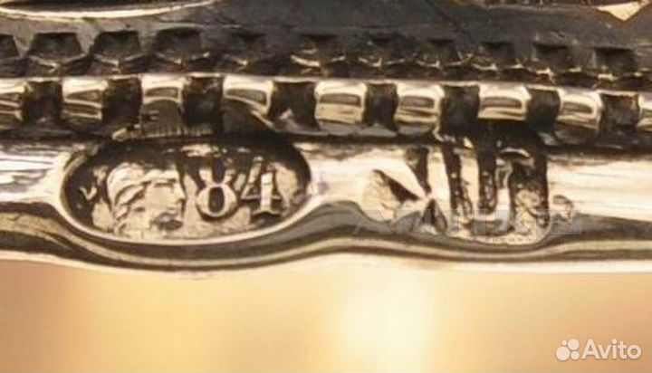 Кольцо под салфетки. Русская чернь. 19 век