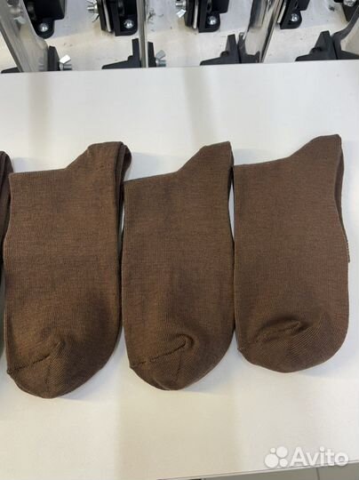 Носки мужские/женские (коричневые) некондиция