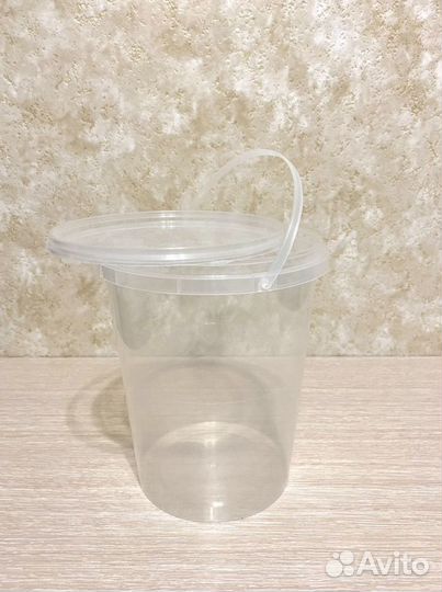 Пластиковые ведерки от 500 мл до 3 л