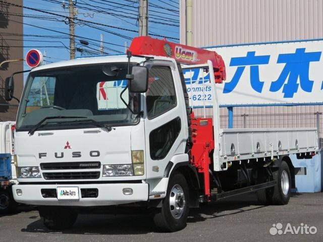 Бортовой грузовик Mitsubishi Fuso Fighter с КМУ UNIC, 2005