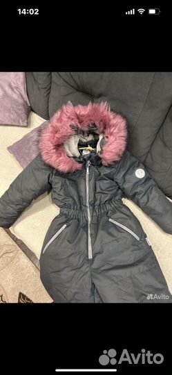 Зимний комбинезон для девочки 116