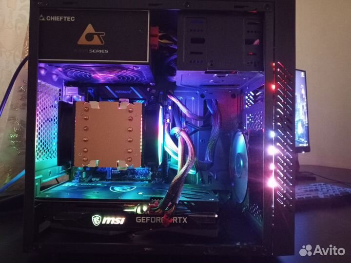 Игровой пк RTX3060MSI/12ядер/озу16gb/M2.250gb750wt