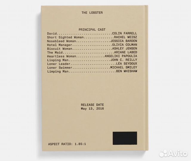 The Lobster Screenplay Book. А24