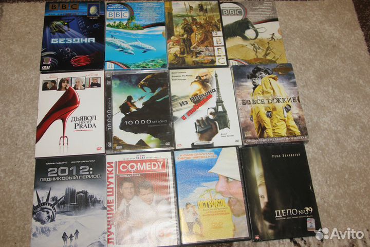 Фильмы на dvd бу разные