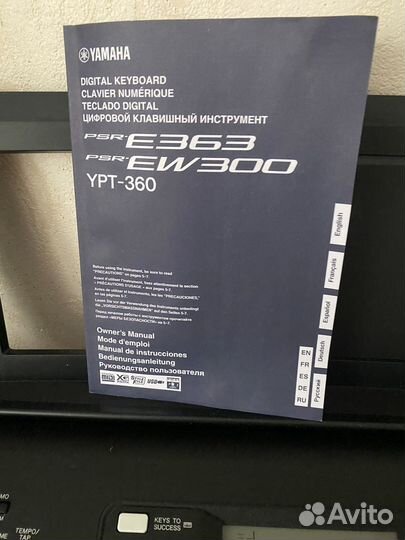 Синтезатор yamaha ypt 360