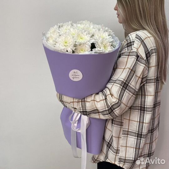 Букет из хризантем 