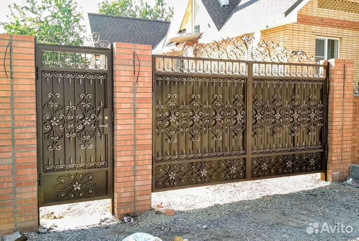 Кованые ворота