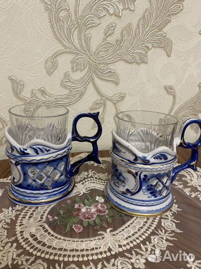 Подстаканник гжель