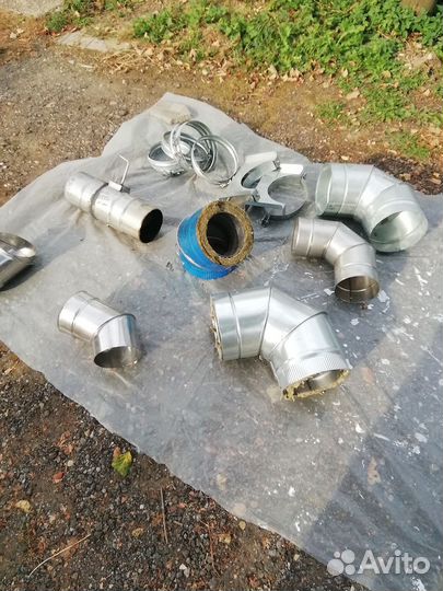 Элементы дымохода типа 