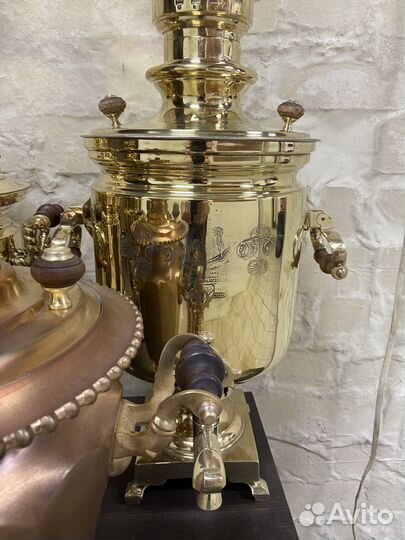 Самовары на дровах после полной рестоврации