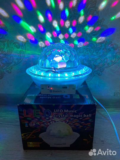 Диско-Шар Колонка с Блютузом / для Вечеринок