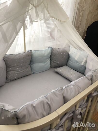 Бортики в детскую кроватку