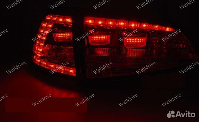 Фонари задние VW Golf 7 Sport 13-17 Led черн-тонир