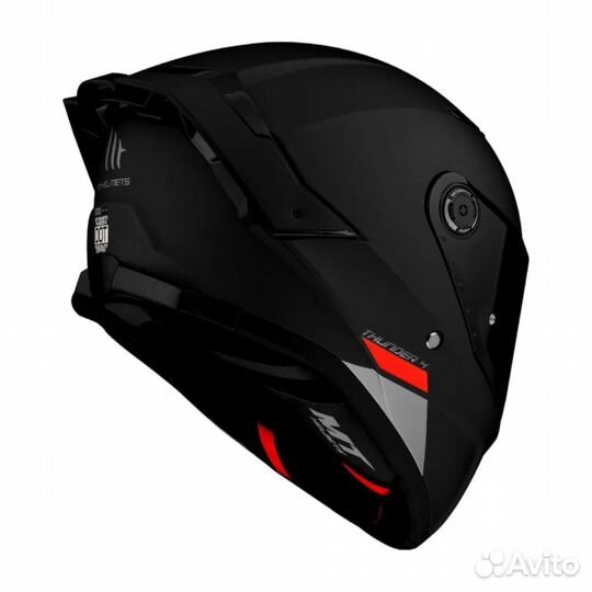 Мотошлем интеграл MT FF118SV thunder 4 SV Solid ч