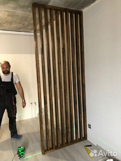 Реечные перегородки