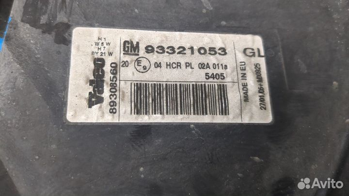 Фара (передняя) Opel Meriva, 2005