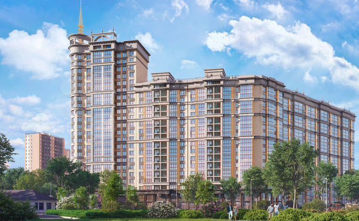 3-к. квартира, 123,1 м², 9/22 эт.