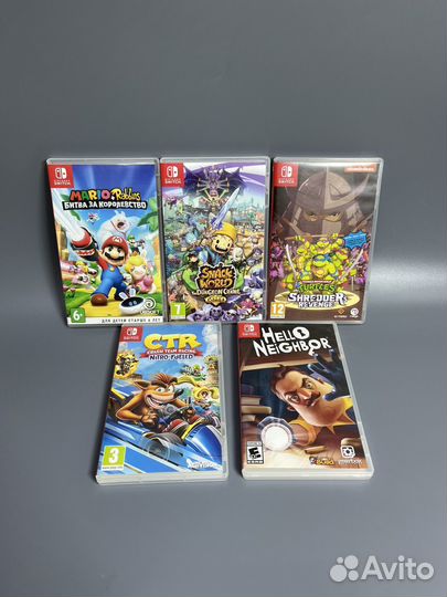 Игры для Nintendo Switch, картриджи