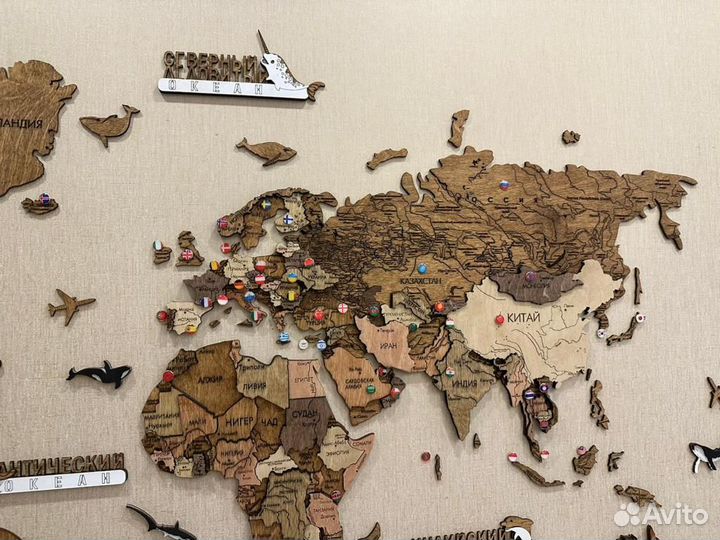 Карты настенные