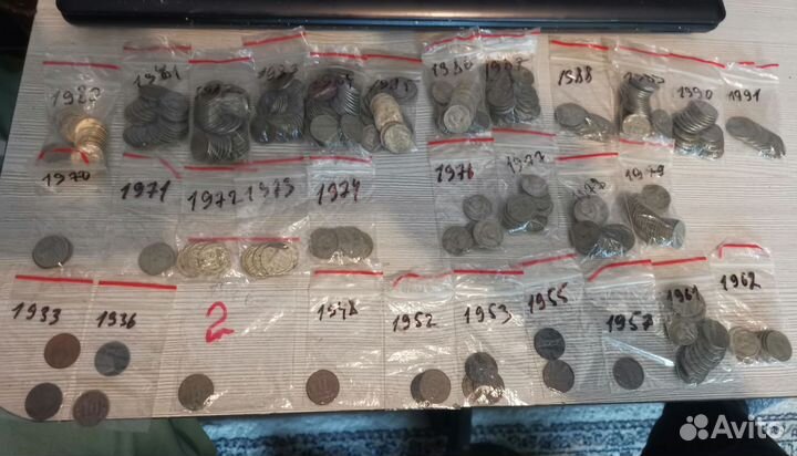 Монеты СССР 1932- 1991 года 10 копеек 432 штуки