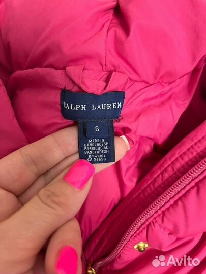 Пуховик для девочки, Ralph Lauren